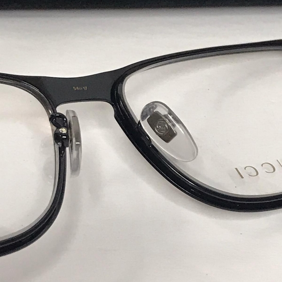 💯 Original Gucci Eyeglasses GG0175O-002 54mm Black / Demo Lens [54-17-145] - Picture 8 of 12